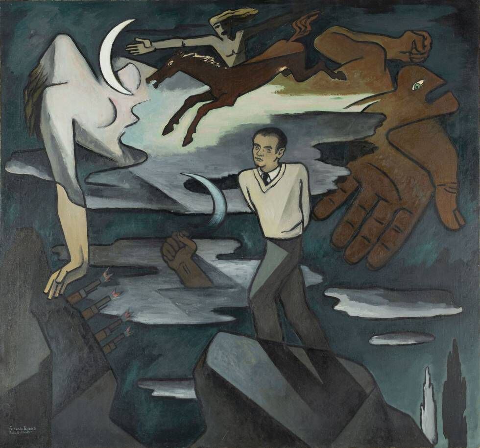 'Al·legoria de l'afusellament de Federico García Lorca', de Fernando Briones, 1937.