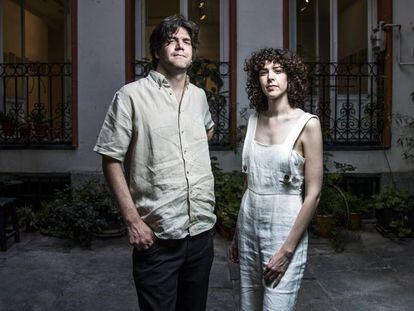 Jacobo y Brianda Fitz-James Stuart, en la galeria Espacio Valverde, de Madrid.