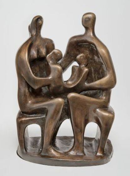 El grupo familiar de Henry Moore.