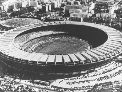El estadio de Maracana stadium, en 1950.