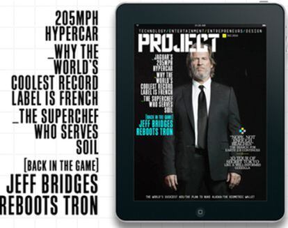 El magnate británico Richard Branson, patrón del grupo Virgin, ha lanzado en Nueva York la revista electrónica <b>Project</b>.