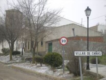 Localidad conquense de Villar de Cañas. Lugar en el que se instalaré el nuevo almacén nuclear.