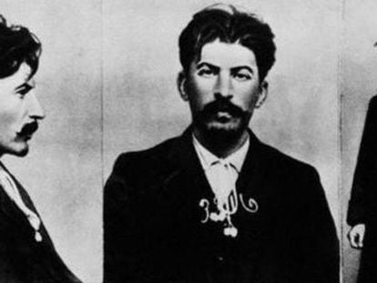 Yoseb Dzhugashvili, Stalin, en unas imágenes de marzo de 1908 tomadas por la policía zarista.