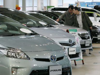 Un concesionario de Toyota en Tokio, Jap&oacute;n. 