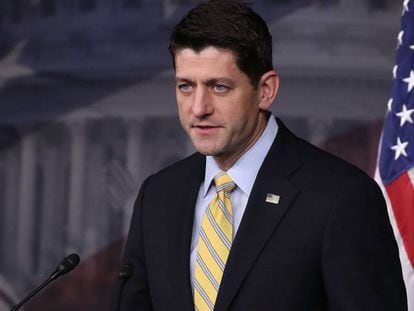 El presidente de la Cámara de Representantes, el republicano Paul Ryan.