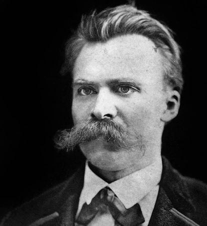 El bigote, más dionisíaco que apolíneo, de Nietzsche.