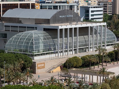 Panorámica del Palau de la Música.