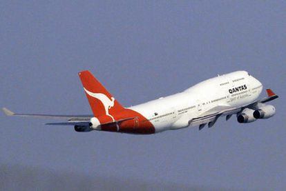 Boeing de pasajeros 747 de Quantas