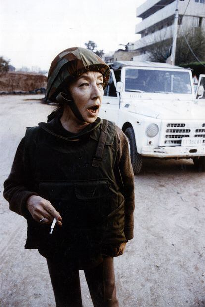 Oriana Fallaci en los 80.