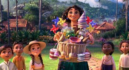Imagen de 'Encanto', una de las películas de Disney que compiten en los Oscar este año.
