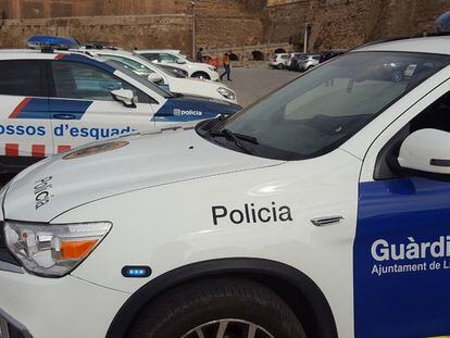 Coches de la Guardia Urbana de Lleida.
