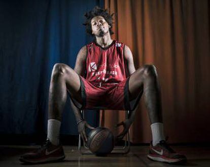 Lucas Nogueira, en el Fernando Martín de Fuenlabrada