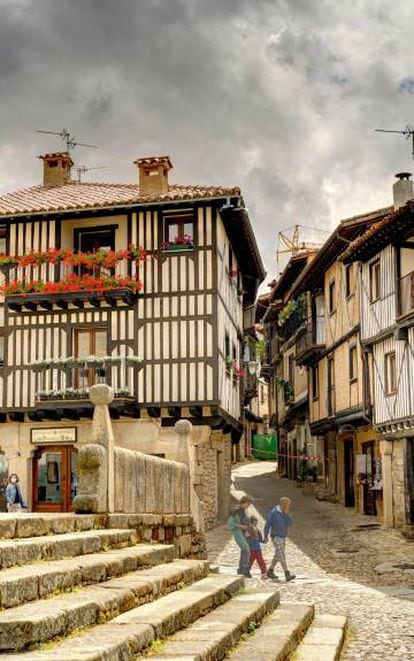 El pueblo de La Alberca, una de las villas que forman parte de la Mancomunidad de la Sierra de Francia (Castilla y León).