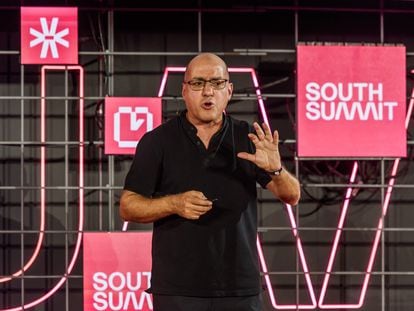 Jack Hidary, CEO de SandboxAQ, durante su intervención en la pasada edición de South Summit Madrid, que se celebró entre el 7 y el 9 de junio.
