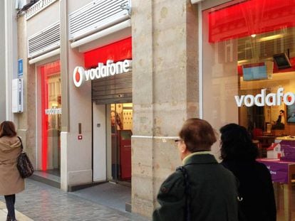 Establecimiento de Vodafone en Málaga. 