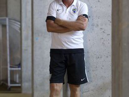 El técnico del Málaga, Bernd Schuster.
