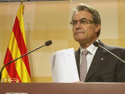 El presidente catal&aacute;n, Artur Mas.