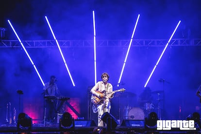 La Cabra Mecánica, durante su actuación en el festival Gigante.