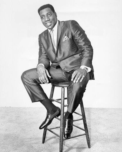 Otis Redding posa en 1965.