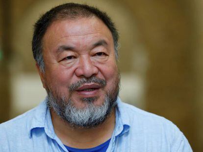 Ai Weiwei, en su estudio de Berlín, el pasado 13 de julio. En vídeo, el artista habla de los derechos humanos en China tras la muerte de Liu Xiaobo.