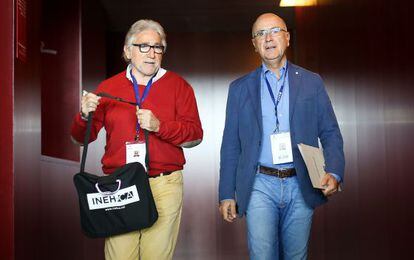 Los diputados Josep Sánchez-Llibre (i) y Josep Antoni Duran i Lleida (d)