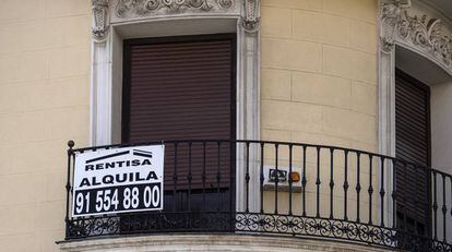 Vivienda en alquiler en el centro de Madrid.