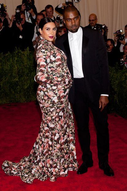 Kim Kardashian acudió embarazada de su primera hija en 2013.