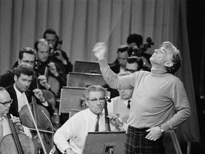 Bernstein, en Viena en 1970.