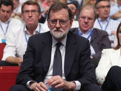 Mariano Rajoy, en el congreso nacional extraordinario.