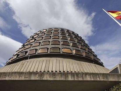 Edificio del Tribunal Constitucional en Madrid.