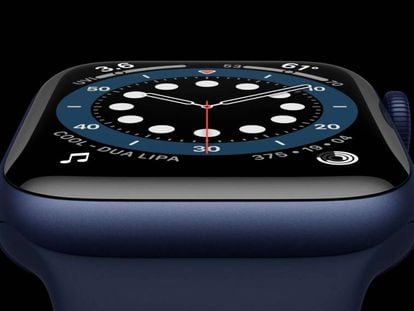 Nuevo Apple Watch Series 6 azul.