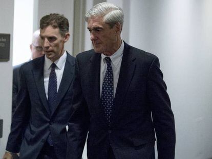 El fiscal especial de la trama rusa, Robert Mueller, en junio