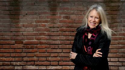 La escritora estadounidense Leslie Morgan Steiner en Madrid, a principios de febrero.