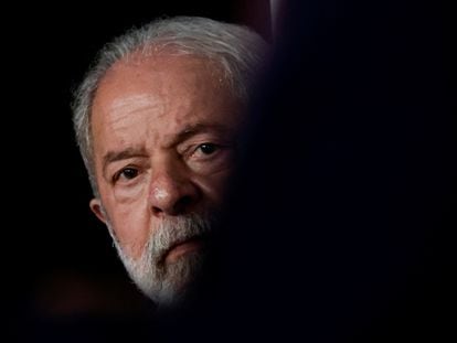 El entonces presidente electo de Brasil, Luiz Inacio Lula da Silva, durante una presentación en diciembre de 2022.