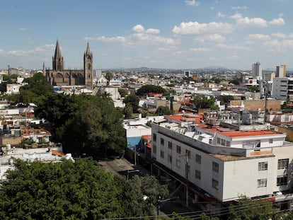 Fotografía general, el 14 de octubre de 2022, de la Colonia Americana de la ciudad de Guadalajara, en Jalisco (México)