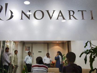 Oficinas de Novartis en India, pa&iacute;s que permiti&oacute; la entrada de gen&eacute;ricos del f&aacute;rmaco Glivec en 2013.