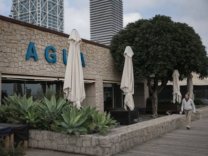 El restaurant Agua tancat.