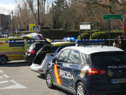 Intervención de policías nacionales, en una imagen de archivo.