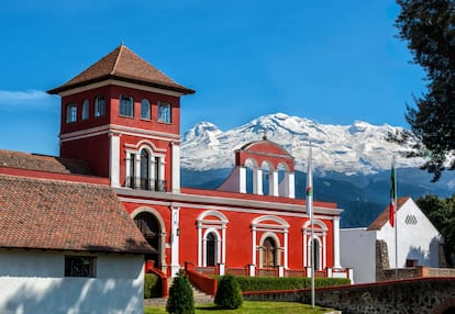 Vista exterior de la Hacienda Panoaya, una construcción del siglo XVII.