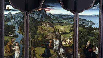 <i>Tríptico con san Jerónimo,</i> de Simon Bening.