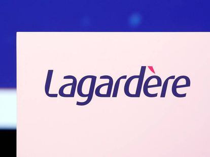 Logotipo del grupo galo de medios de comunicación Lagardère.
