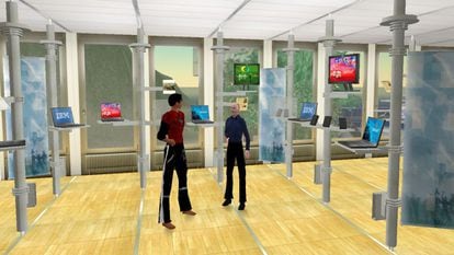 Una imagen de 2007 de SecondLife