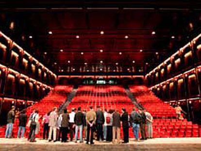 Un aspecto de la sala principal del nuevo Teatre Lliure desde el escenario.