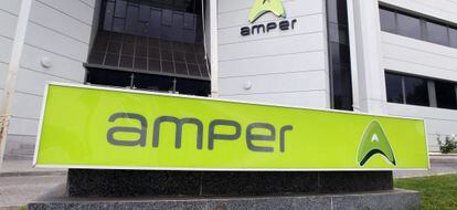 Oficinas de la tecnológica Amper en Madrid.