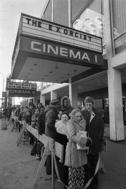 The queues for 'The Exorcist', even in times of low temperatures, were repeated all over the world in 1973.