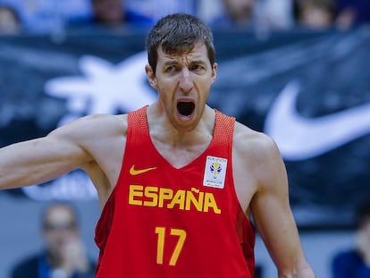 Fran Vázquez, en un partido de las Ventanas con la selección española