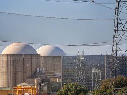 Vista exterior de la central nuclear de Almaraz