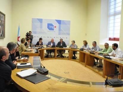 Reunión del grupo parlamentario del BNG.