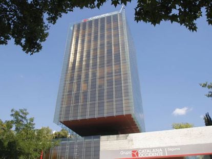 Seu de Catalana Occident en el passeig de la Castellana de Madrid.