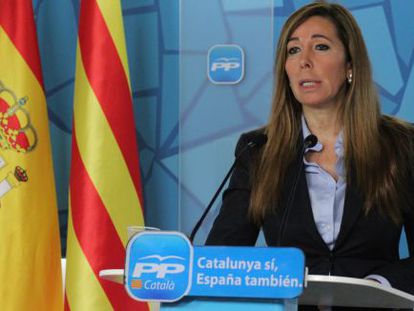 Alicia Sánchez-Camacho, presidenta del PP catalán.